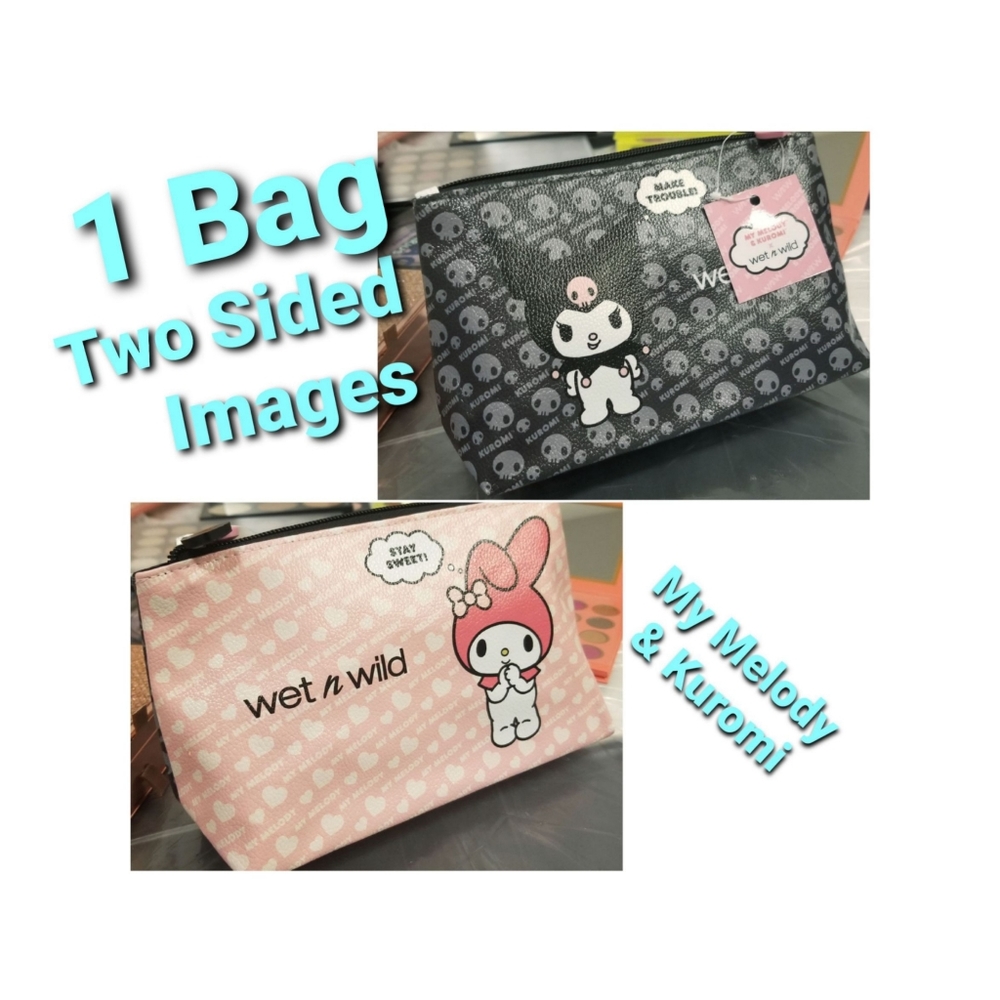 Final few♥️ Wet n Wild My Melody Cosmetic bag Kuromi Makeup - Picture 3 of 7